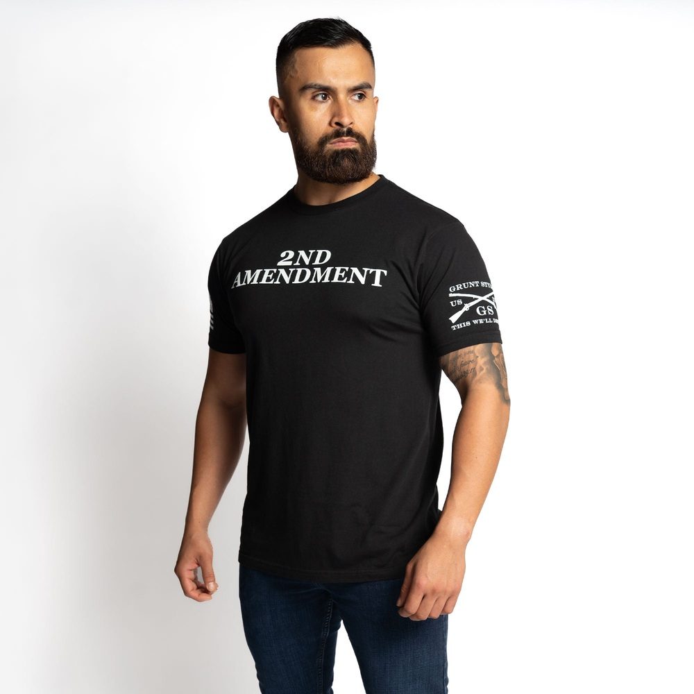 Grunt Style Tshirt - 2A Defined T-Shirt - Black